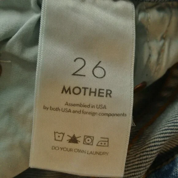 MOTHER Tomcat Roller wide leg Jeans - Picture 6 of 9